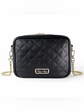 Itzy Ritzy Double Take Crossbody Diaper Bag - BLACK - BNWT